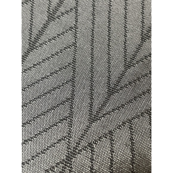 (1) JCP Home Studio Grommet Curtain Panel 50" X  84" Gray Satin Geometric - Picture 2 of 5